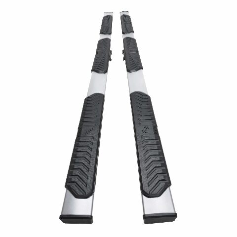 Westin 28-5234770 R5 M-Series Wheel-to-Wheel Nerf Bars XD fits 2020-2024 Silverado Sierra 2500 3500 Crew Cab 8' Bed Polished Pair