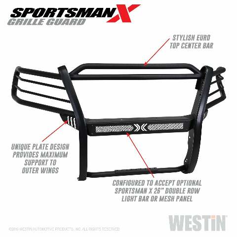 Westin 40-33845 Sportsman X Grille Guard Fits 15-20 Colorado