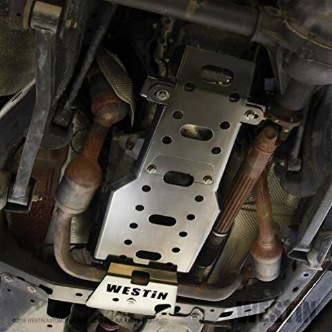 Westin 42-21015 Oil Pan Transmission Skid Plate fits 2012-2018 Wrangler JK