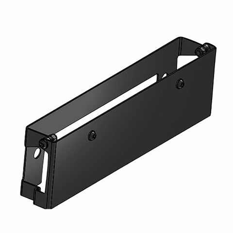 Westin 46-20065 Winch Mount License Plate Relocator Steel Black Powder Coat Winch Mount License Plate Relocator