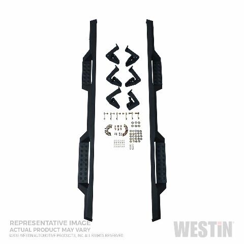 Westin 56-11335 HDX Drop Nerf Step Bars, Textured Black