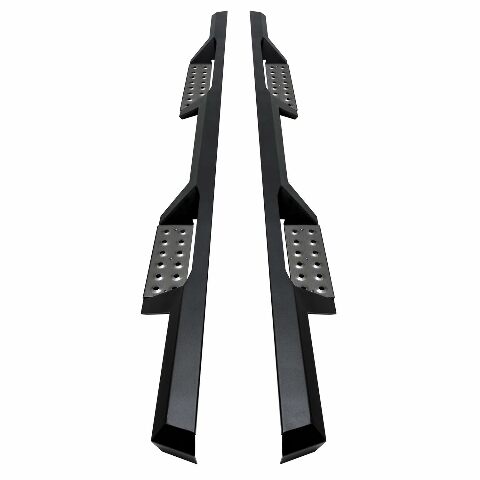 Westin 56-119552 HDX Stainless Drop Nerf Step Bars fits 2004-2013 Silverado Sierra 1500 2001-2019 Silverado Sierra 2500 3500 Crew Cab Textured Black 1 Pair