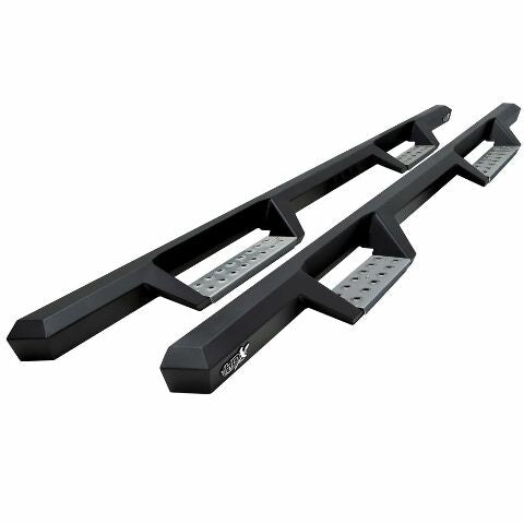 Westin 56-119552 HDX Stainless Drop Nerf Step Bars fits 2004-2013 Silverado Sierra 1500 2001-2019 Silverado Sierra 2500 3500 Crew Cab Textured Black 1 Pair