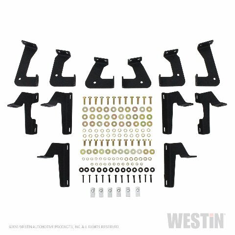 Westin 56-132952 HDX Stainless Drop Nerf Step Bars fits 2007-2018 Wrangler JK Unlimited 4dr Textured Black 1 Pair