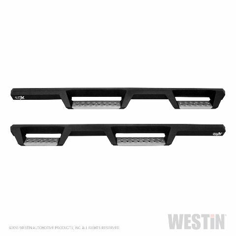 Westin 56-132952 HDX Stainless Drop Nerf Step Bars fits 2007-2018 Wrangler JK Unlimited 4dr Textured Black 1 Pair
