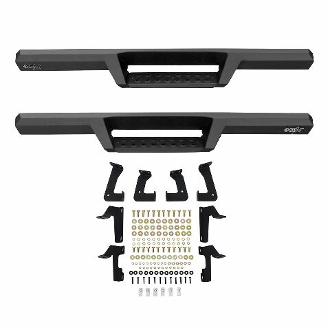 Westin 56-14055 HDX Drop Nerf Step Bars fits 2018-2023 Wrangler JL 2dr Textured Black 1 Pair