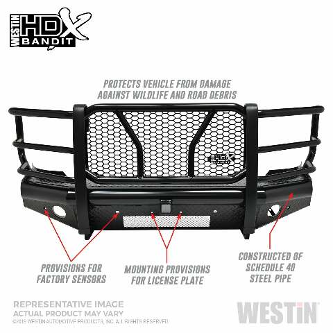 Westin 58-31135 HDX Bandit Front Bumper Fits 19-22 Silverado 1500