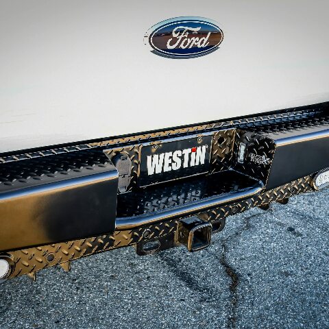 Westin 58-341125 HDX Bandit Rear Bumper Fits F-250 Super Duty F-350 Super Duty