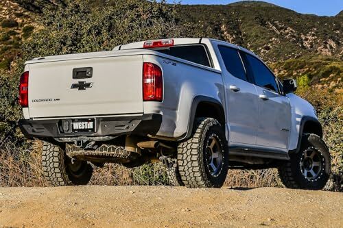 Westin 58-421055 Pro-Series Rear Bumper fits 2015-2022 Colorado Canyon 2017-2022 Colorado ZR2