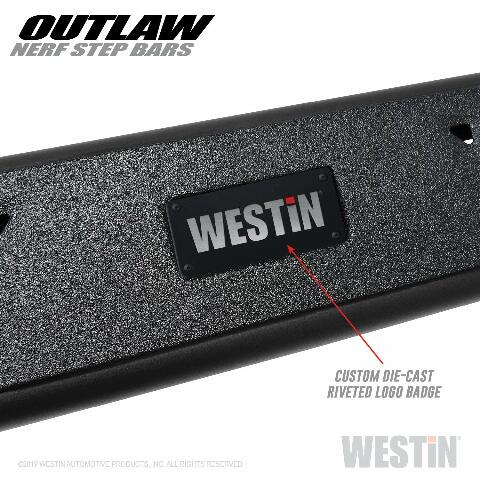 Westin 58-53715 Outlaw Nerf Bars Compatible with Silverado Sierra 1500 Silverado LD Sierra 1500 Limited 2015- Silverado Sierra 2500 3500 Double Cab Textured Black Pair 2019
