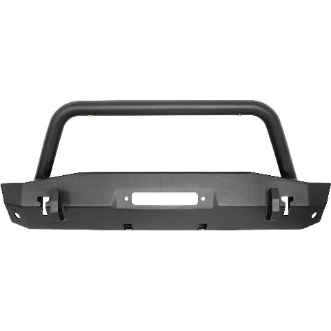 Westin 59-80015 WJ2 Stubby Front Bumper w/Bull Bar Fits 07-18 Wrangler (JK)