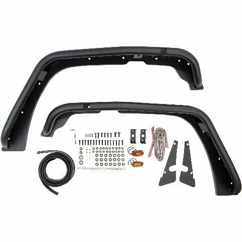 Westin 62-1005 Tube Fenders Front fits 2007-2018 Wrangler JK