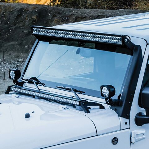 Westin 62-41035 Pillar LED Light Mount Bracket fits 2007-2018 Wrangler JK