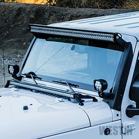 Westin 62-41035 Pillar LED Light Mount Bracket fits 2007-2018 Wrangler JK
