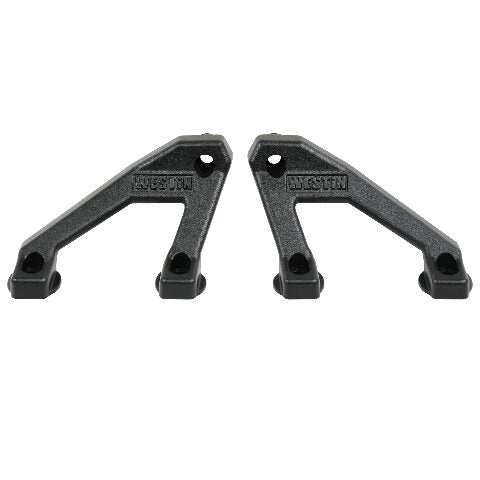 Westin 62-41075 Cowl Mount LED Light Brackets fits 2018-2025 Wrangler JL 2020-2025 Gladiator (Exc Mohave, Rubicon 392 and 4xe)