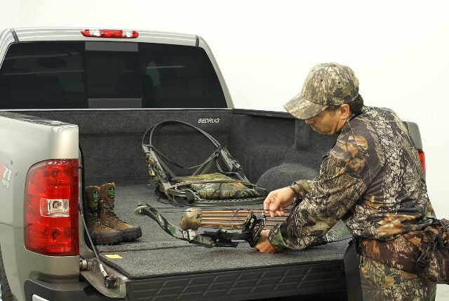 Bedrug Tailgate Mat | 2007 - 2018 Chevy Silverado/GMC Sierra , Charcoal Grey, 1 pc. | BMC07TG