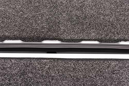 RealTruck BedRug BedMat | Compatible with Chevrolet Silverado/GMC Sierra 2500, 3500 HD w/Out Multi - Pro Tailgate, 98.2 Bed, Models w/Non Liner/Spray-in | Charcoal Grey, BMC20LBS 2020-2025