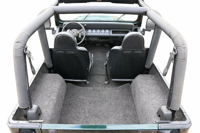 Bedrug - Jeep Cargo Kit | 1976 - 1980 Jeep Wrangler CJ-7, Cargo Liner w/ Tailgate Liner w/Gussets | Grey - 4 pc. | BRCJ76R