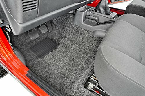 Bedrug Classic Bed Mat | 1997 - 2006 Jeep Wrangler TJ/LJ (w/cntr console, Heat Shields), Charcoal Grey | BRTJ97F