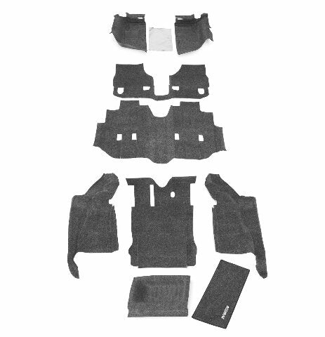BedRug Jeep Combo Kit - BedRug CBRJK112 Compatible with + JK 2 Dr (Includes Front and Cargo Kit) 2011