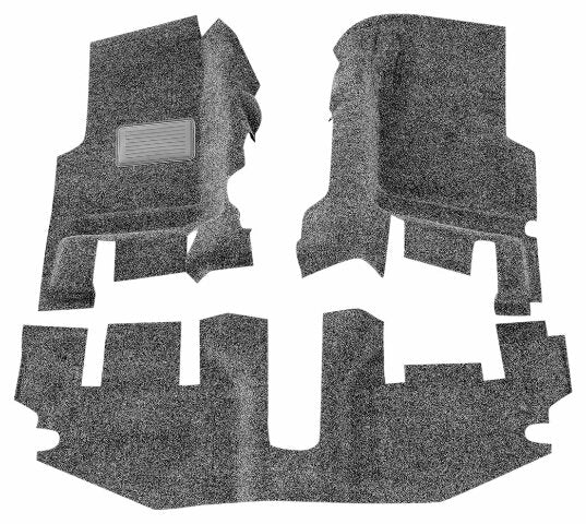 BedRug Jeep Combo Kit - BedRug CBRLJ04 Compatible with LJ (w/ console) (Includes Front and Cargo Kit) 2004-06