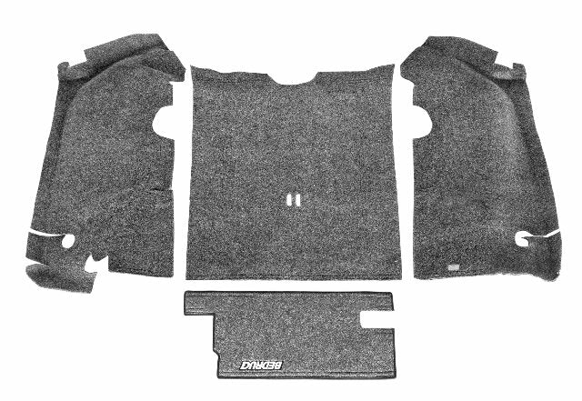 BedRug Jeep Combo Kit - BedRug CBRTJ97NC Compatible with TJ (w/o console) (Includes Front and Cargo Kit) 1997-06