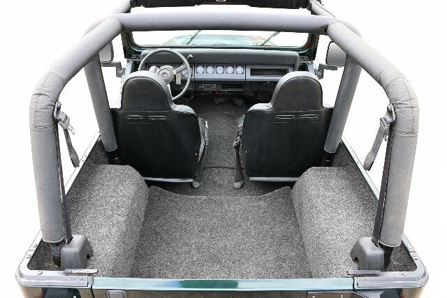 BedRug Jeep Combo Kit - BedRug CBRYJ87 Compatible with YJ (Includes Front and Cargo Kit) 1987-95