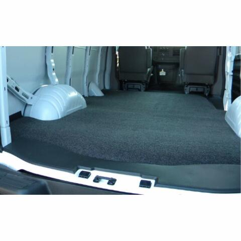 Bedrug / VanRug | Compatible with 96 - Chevy Express / GMC Savana Extended, Charcoal Grey | VRG96X 2024
