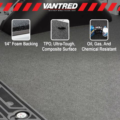 BedRug VanTred VTRG96 Compatible with 96-16 CHEVY EXPRESS/GMC SAVANA REGULAR