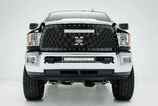 ZROADZ Z324521-KIT Black Front Bumper LED Light Bar KIT 2010-2016 DODGE RAM 2500/3500