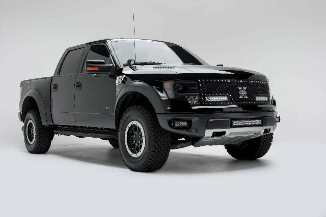 ZROADZ 2010-2014 FORD F150-RAPTOR Z325661 Black Front Bumper LED Bracket