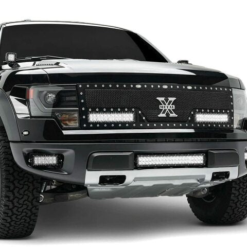 ZROADZ 2010-2014 FORD F150-RAPTOR Z325661-KIT Black Front Bumper LED Light Bar Kit