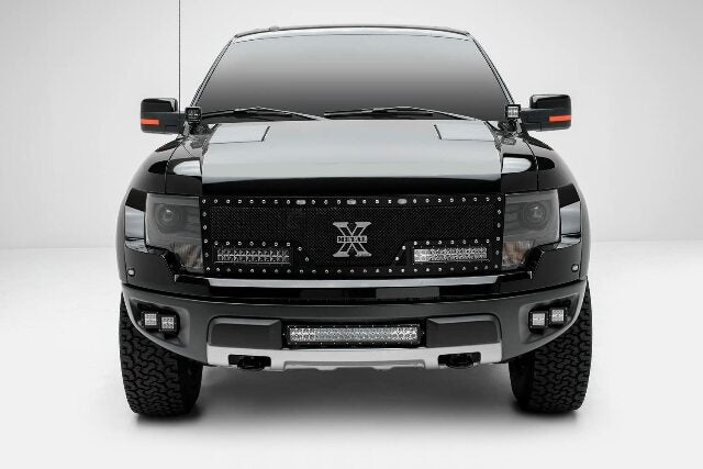 ZROADZ 2010-2014 FORD F150-RAPTOR Z325661-KIT Black Front Bumper LED Light Bar Kit