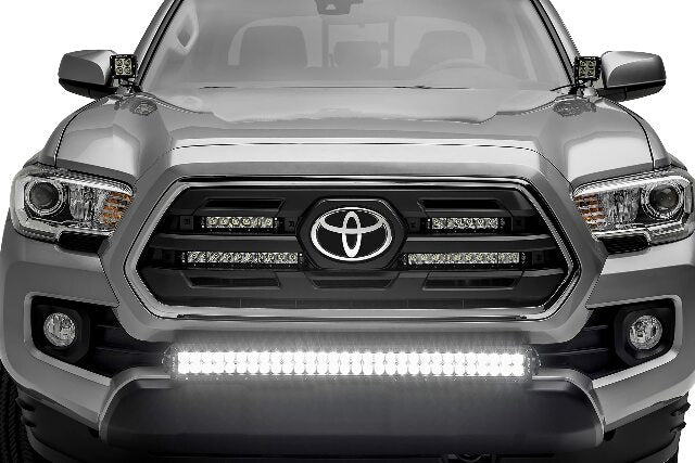 ZROADZ 2018-2022 Toyota Tacoma Front Bumper Center LED Bracket to Mount 30 Inch LED Light Bar - Z329511