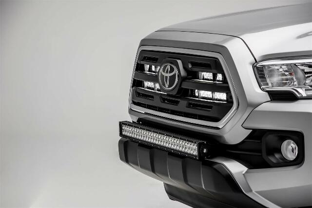 ZROADZ 2018-2022 Toyota Tacoma Front Bumper Center LED Bracket to Mount 30 Inch LED Light Bar - Z329511