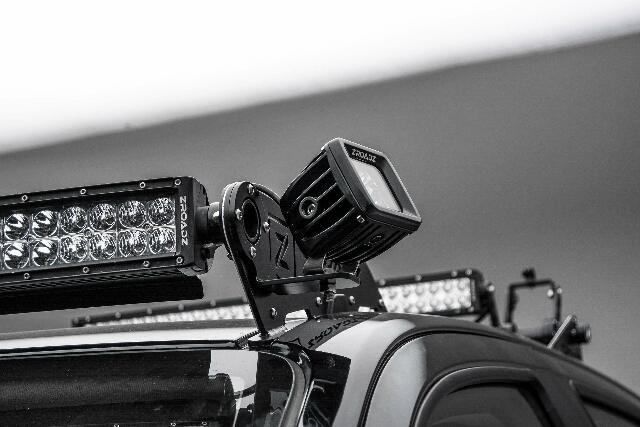 ZROADZ Front Roof LED Bracket to mount (2) 3 Inch LED Pod Lights - PN #Z330001 Black