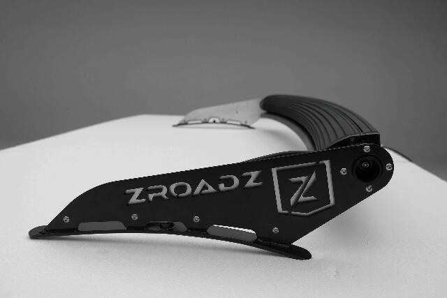 ZROADZ Front Roof LED Mounting Bracket - Compatible w/ 2019-2022 Dodge Ram 1500 - to Mount (1) 50 Inch or Similar Style Curved LED Light Bar (Not Included) - PN #Z334721, Black