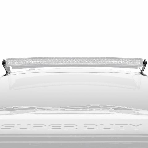 ZROADZ Front Roof LED Mounting Bracket - Compatible w/ 2017-2022 All Ford F-250, F-350, F-450, F-550 - to Mount (1) 52" or Similar Style Straight LED Light Bar (Not Included) - PN #Z335171