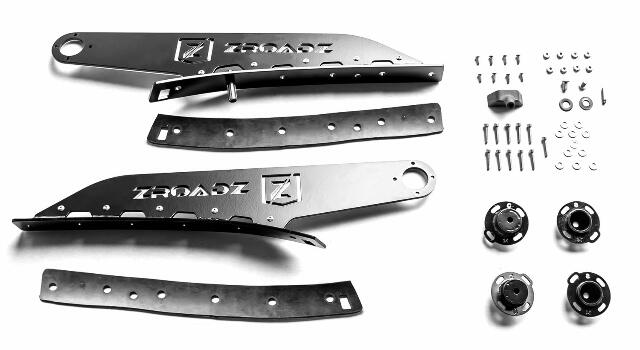 ZROADZ Compatible with Ford () Super Duty Front Roof LED Bracket to mount (1) 52 Inch Curved LED Light Bar - PN #Z335471, Black 2017-2022