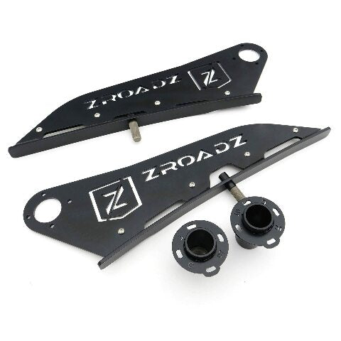 ZROADZ Front Roof LED Mounting Bracket - Compatible w/ 2005-2022 Toyota Tacoma - to Mount (1) 40 Inch ZROADZ or similar style Curved LED Light Bar (Not Included) - PN #Z339401