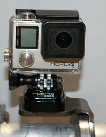 ZROADZ Universal Roof Mount Bracket - to Mount 3 Inch LED Pod Light or GoPro Camera Mount - Mild Steel Gloss Black Finish - Bolt-On Easy Installation - PN #Z350003