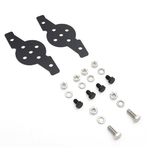 ZROADZ Hood Hinge Adapter Plate to mount (4) 3 Inch LED Pod Lights to Hood Hinge Bracket - PN #Z360002, Black