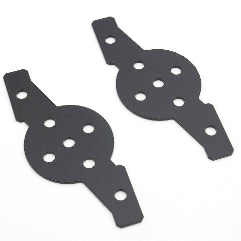 ZROADZ Hood Hinge Adapter Plate to mount (4) 3 Inch LED Pod Lights to Hood Hinge Bracket - PN #Z360002, Black