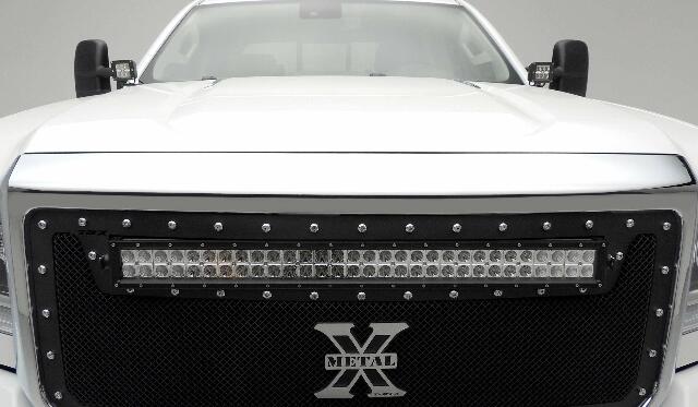 ZROADZ Ditch Hood Hinge LED Mounting Bracket - Compatible w/ 2015-2019 Chevy Silverado 2500 3500 - to Mount (2) 3 Inch LED Pod Lights - Mild Steel Gloss Black - Bolt-On Easy Installation - PN #Z361221