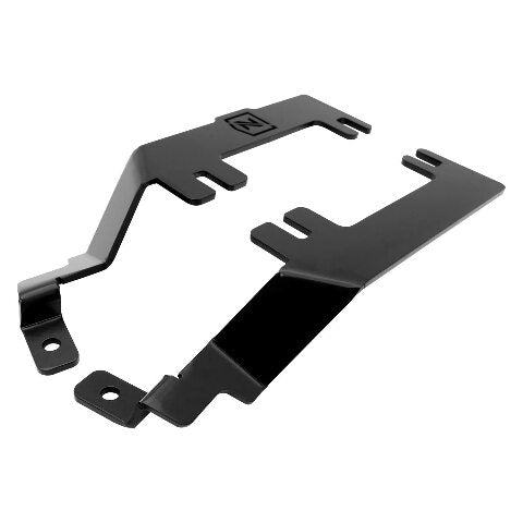 ZROADZ Ditch Hood Hinge LED Kit - Compatible w/ 2015-2019 Chevy Silverado 2500 3500 - Incl. (2) 3 Inch LED Pod Lights - Mild Steel Gloss Black Finish - Bolt-On Easy Installation - PN #Z361221-KIT2