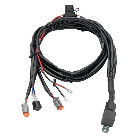 ZROADZ Ditch Hood Hinge LED Kit - Compatible w/ 2015-2019 Chevy Silverado 2500 3500 - Incl. (2) 3 Inch LED Pod Lights - Mild Steel Gloss Black Finish - Bolt-On Easy Installation - PN #Z361221-KIT2