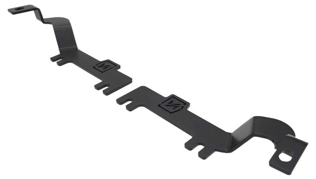 ZROADZ Ditch Hood Hinge LED Mounting Bracket - Compatible w/ 2019-2022 Chevy Silverado 1500 - to Mount (2) 3 Inch LED Pod Lights - Mild Steel Gloss Black Finish - Bolt-On Installation - PN #Z362181