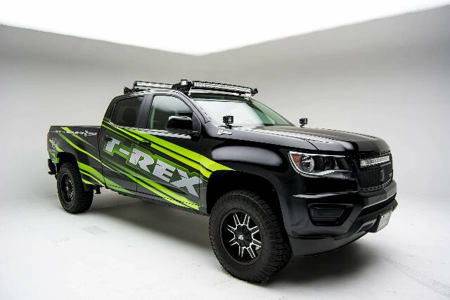 ZROADZ Ditch Hood Hinge LED Mounting Bracket - Compatible w/ 2015-2020 Chevy Colorado - to Mount (2) 3 Inch LED Pod Lights - Mild Steel Gloss Black Finish - Bolt-On Easy Installation - PN #Z362671