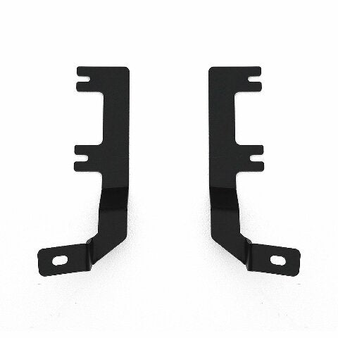 ZROADZ Ditch Hood Hinge LED Mounting Bracket - Compatible w/ 2015-2020 Chevy Colorado - to Mount (2) 3 Inch LED Pod Lights - Mild Steel Gloss Black Finish - Bolt-On Easy Installation - PN #Z362671