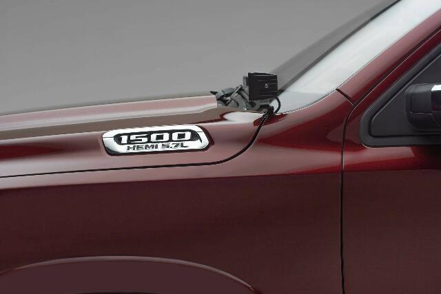 ZROADZ Ditch Hood Hinge LED Mounting Bracket - Compatible w/ 2019-2022 Ram Rebel - to Mount (2) 3 Inch LED Pod Lights - Mild Steel Gloss Black - Bolt-On Easy Installation - PN #Z364721